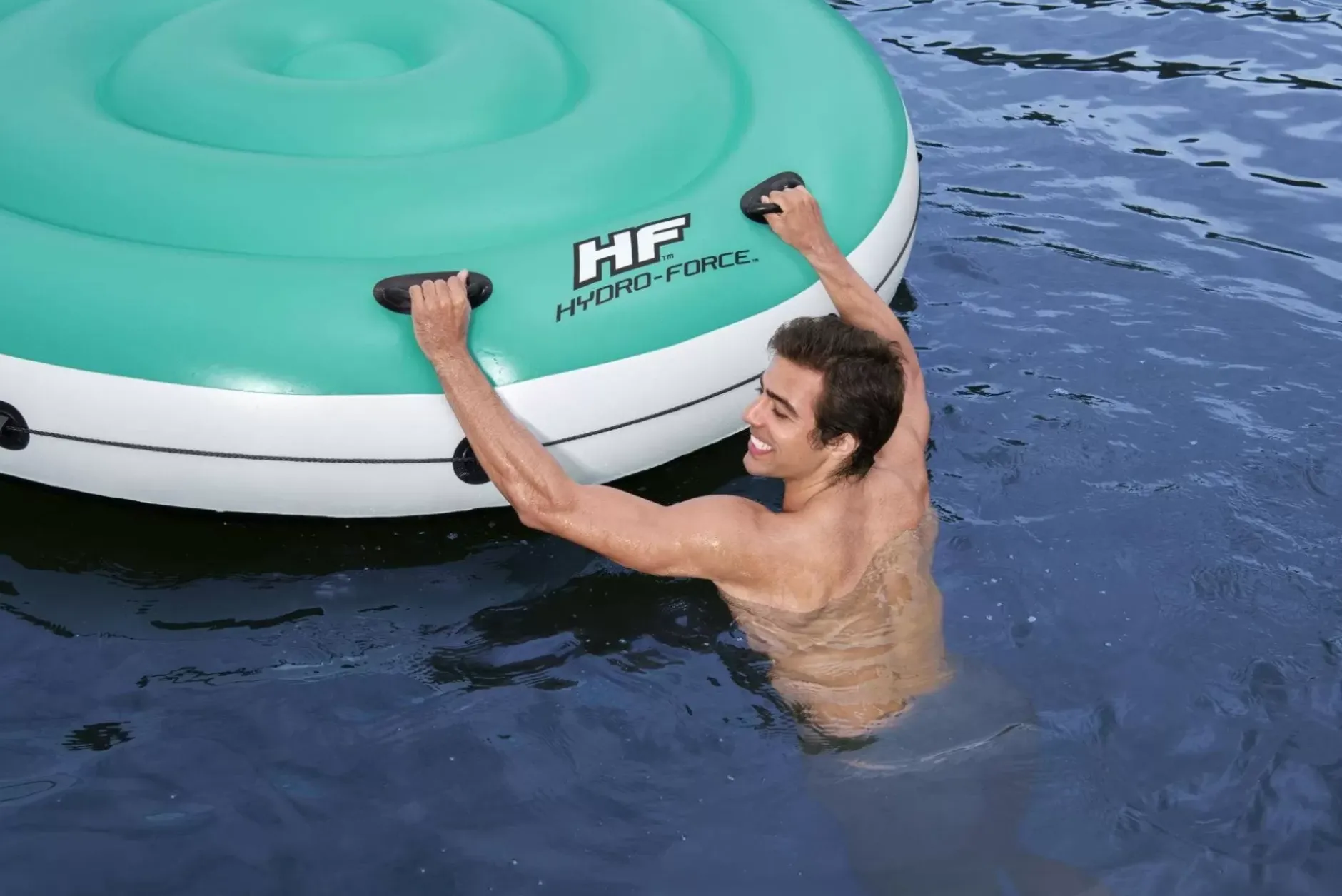 Best Hydro-Force Kick Back 5-Person Inflatable Party Island 9' Islands