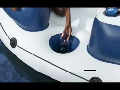 Hot Hydro-Force Lazy Dayz 4-Person Inflatable Party Island 7'10" Islands