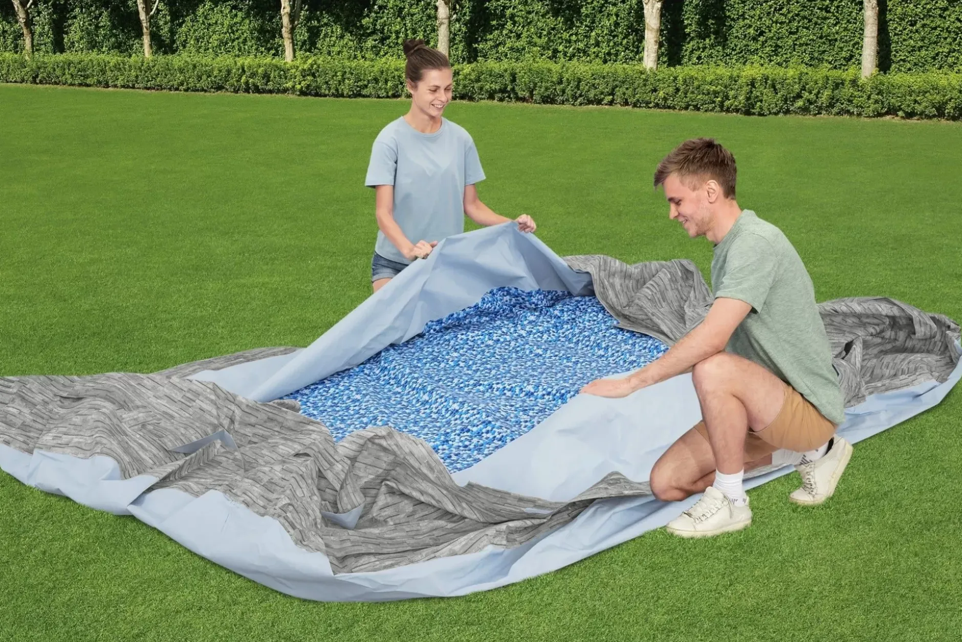 New Pool Liner For 16' X 10' X 42 Coleman Power Steel Oval Pool Pool Parts