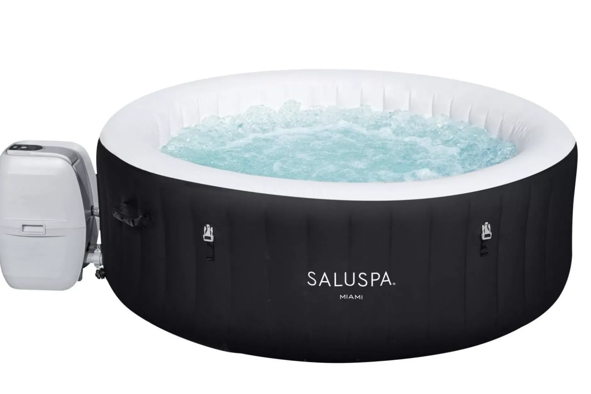 Discount Saluspa Miami Airjet Inflatable Hot Tub Spa 2-4 Person Airjet