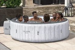 Hot Saluspa Monaco Energysense Smart Signature Airjet Inflatable Hot Tub With App-Control 5-7 Person Airjet