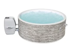 Clearance Saluspa Vancouver Airjet Plus Inflatable Hot Tub With App Control 3-5 Person Airjet