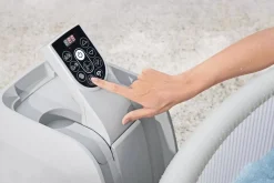 Clearance Saluspa Vancouver Airjet Plus Inflatable Hot Tub With App Control 3-5 Person Airjet