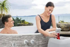 Clearance Saluspa Vancouver Airjet Plus Inflatable Hot Tub With App Control 3-5 Person Airjet