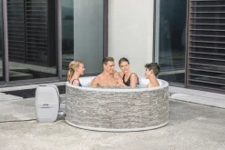 Clearance Saluspa Vancouver Airjet Plus Inflatable Hot Tub With App Control 3-5 Person Airjet