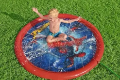 New Spider-Man 65 Child Lawn Sprinkler Splash Pad, Ages 2+ Sprinklers