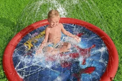 New Spider-Man 65 Child Lawn Sprinkler Splash Pad, Ages 2+ Sprinklers